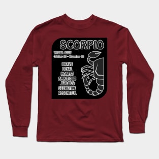 Zodiac Scorpio Long Sleeve T-Shirt